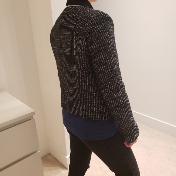 NWT Sandro Wool Blazer Coat Jacket Sz 38 - Picture 12 of 14